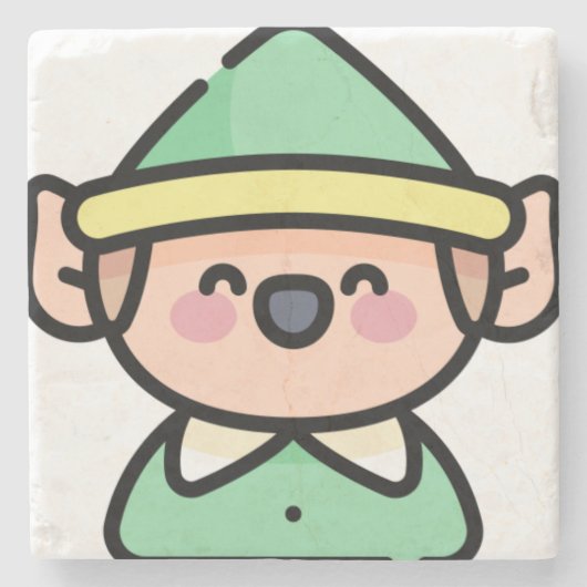 plank stenen onderzetter (Voorkant)