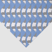 Planking Panda Tissuepapier (Detail)