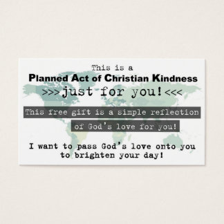Planned Act of Christelijk Kindness (P.A.C.K.) Kaa Visitekaartje