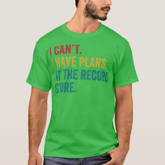 Plannen bij de platenzaak Funny Vinyl LP Collector T-shirt