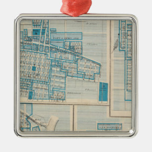 Plannen van Mt Plessant, Toledo Metalen Ornament