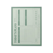 Plannen van vandaag - een dagelijkse planner notitieblok (Gedraaid)