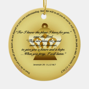 Plannen voor de toekomst van de hoop en de toekoms keramisch ornament