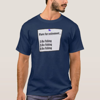 Plannen voor het shirt voor de pensionering (visse