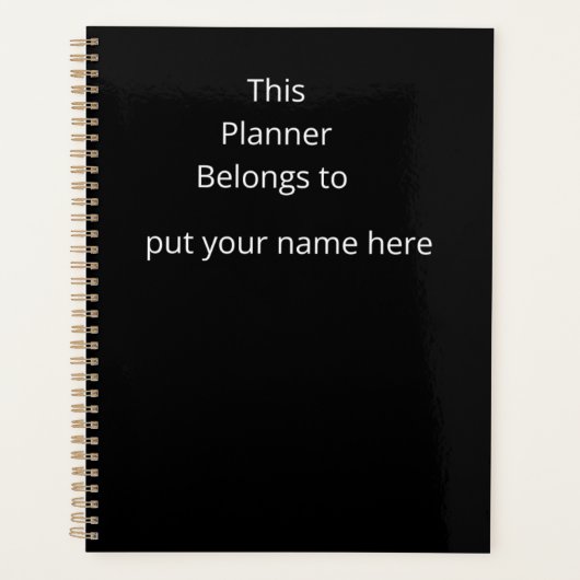 Planner (Voorkant)