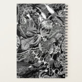 Planner 2022 - Art original noir et blanc (Dos)