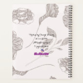  Planner 2022 Taupe Floral (Achterkant)