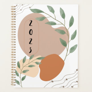 Planner 2023-2024 Waterverf Boho esthetisch