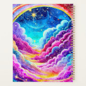 PLANNER 2024 COLORÉ CUTE ABSTRAIT GALAXY DESIGN (Dos)