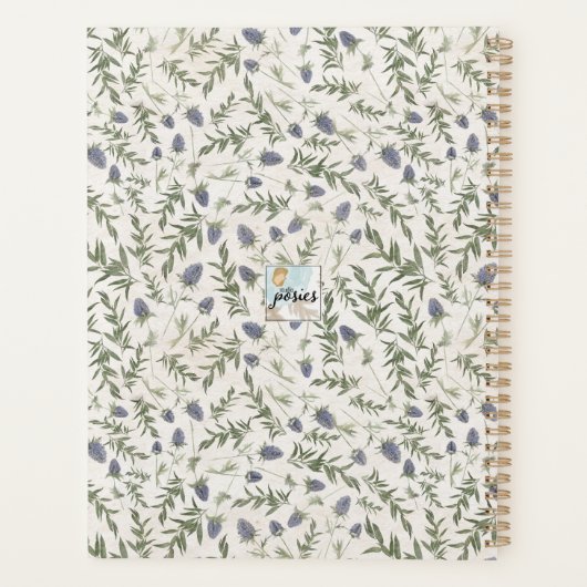 Planner 2025 Thistle Flowers (Achterkant)