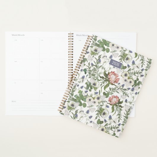 Planner 2026 Beautiful Floral (Devant avec enveloppe)