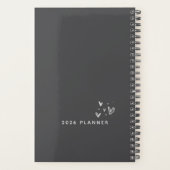 PLANNER 2026 - Planificateur de chat drôle (Dos)