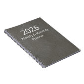 Planner 2026 Weekly and Monthly Notitieboek (Rechterzijde)