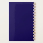 Planner bleu foncé - Petit (Dos)