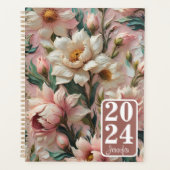 planner bloemen, botanisch, bloemen (Voorkant)