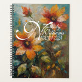  planner, boho, botanische agenda (Voorkant)