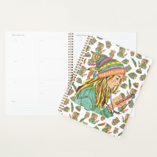 Planner Boho Pet Girl (Display)