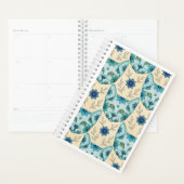 PLANNER CHATS BLEUS avec FLEURS (Devant avec enveloppe)