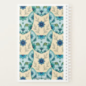 PLANNER CHATS BLEUS avec FLEURS (Dos)