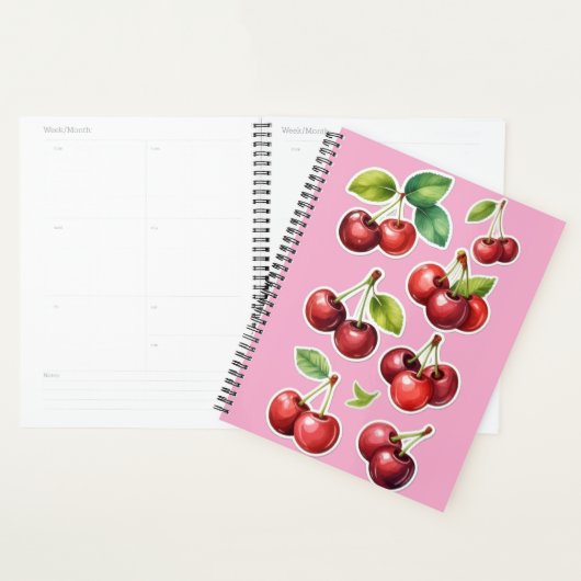 Planner Cherry Aesthetic (Display)