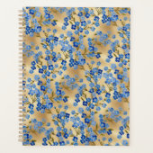 Planner Chiyogami Forget-me-not (Devant)
