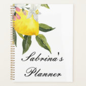 planner citrons personnalisés (Devant)