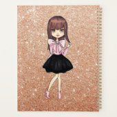 Planner de fille chic et sauvage (Dos)