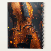 Planner de musique enseignant violoniste étudiant (Dos)