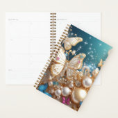 Planner de papillons Gold et Pearl (Devant avec enveloppe)