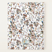 Planner Elegant Feuille Berries Floral (Dos)