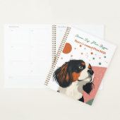 Planner For Dog Lover | King Charles Cavalier (Devant avec enveloppe)