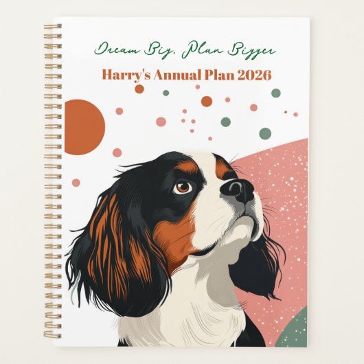 Planner For Dog Lover | King Charles Cavalier (Devant)