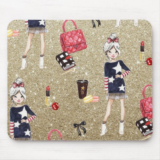 Planner Girl mousepad Muismat (Voorkant)