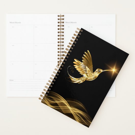 Planner Gold Hummingbird (Display)