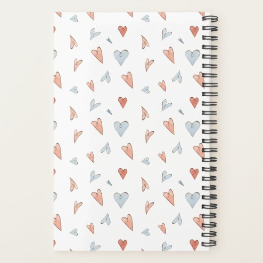 Planner - Hearts Pattern (Dos)
