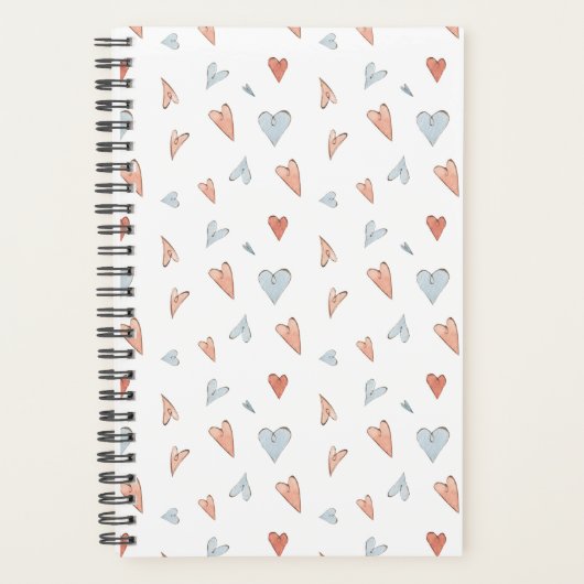 Planner - Hearts Pattern (Devant)