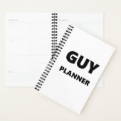 Planner Homme Guy Planner Police Noir Blanc (Devant avec enveloppe)