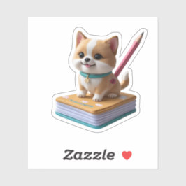 Planner Huisdieren Stickers: Schattigee Cat & Dog  Sticker