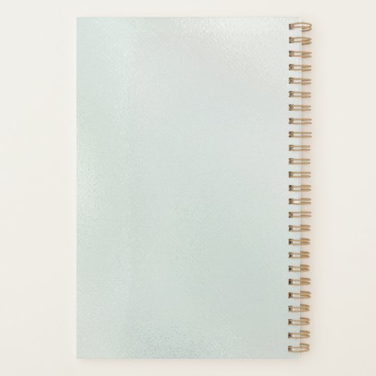 Planner Inspirationnel pour Fille Noire sans date (Dos)