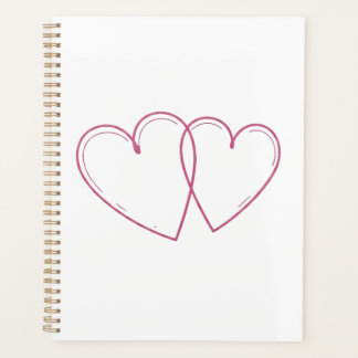 Planner Interlocking Harten Notebook
