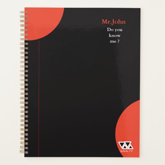 Planner, ken je mij? planner (Voorkant)