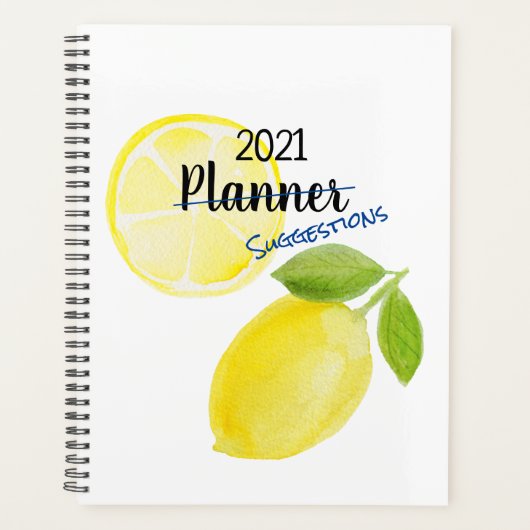 Planner Lemons (Voorkant)