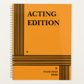 Planner met Action Edition Play Script-stijl (Voorkant)