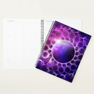 Planner met een Violet Planet Deep Dream Mandala