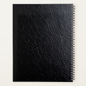 Planner met gouden bloemversieringen (Achterkant)