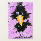 Planner met Grappige Vogel (Voorkant)