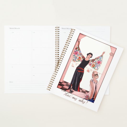 Planner met illustratie van George Barbier (Display)