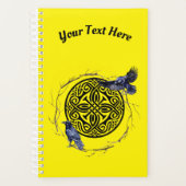 Planner met Keltisch ontwerp met Raven (Voorkant)