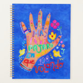 Planner met Mexicaans gezegde en handtekening (Voorkant)