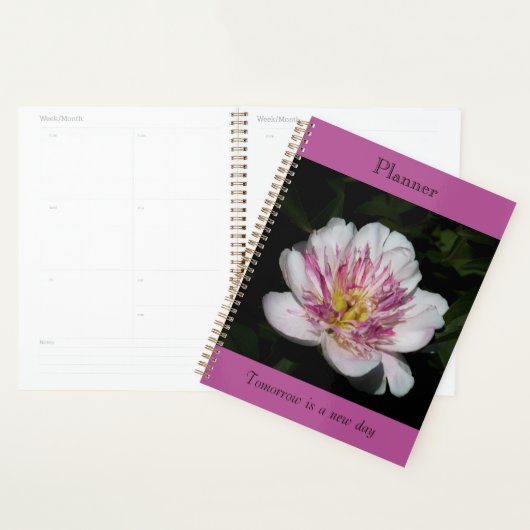 Planner met Vette Pioen (Display)